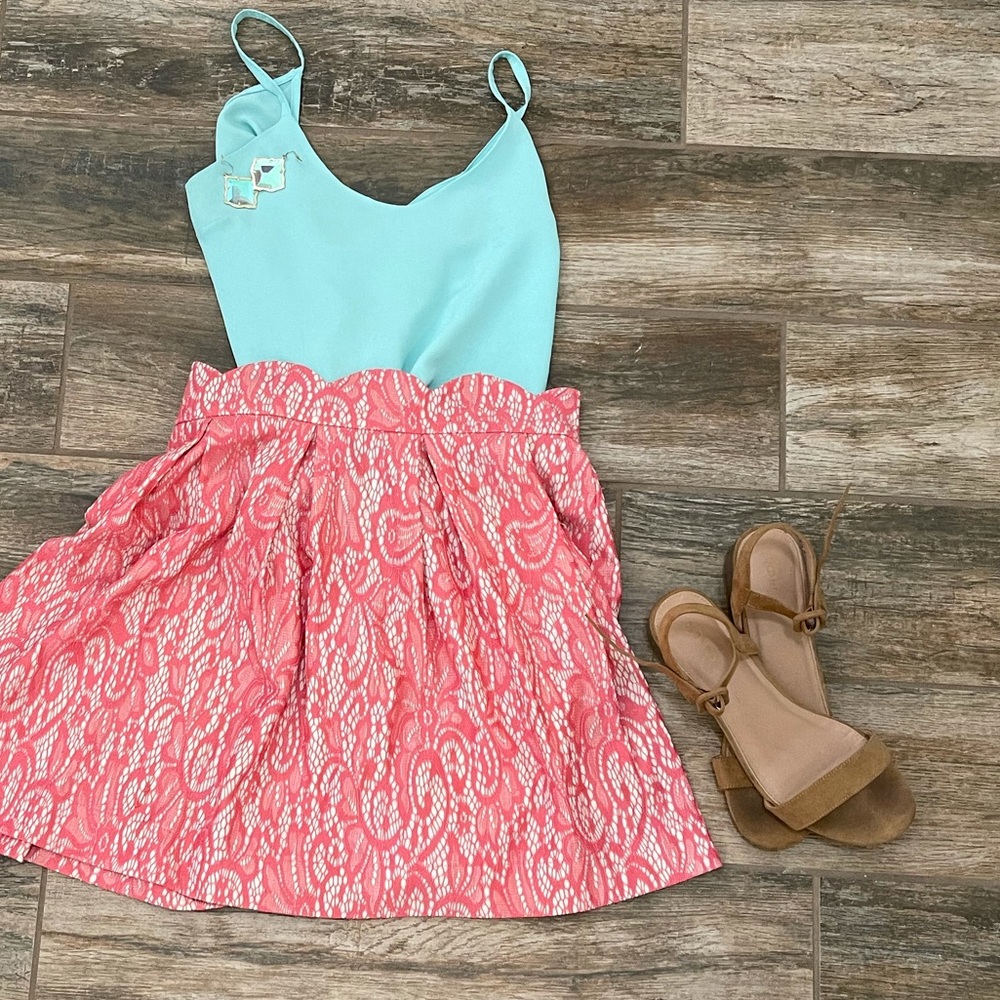 SOLD 3 for $20 Girls Night Out Lace Scalloped